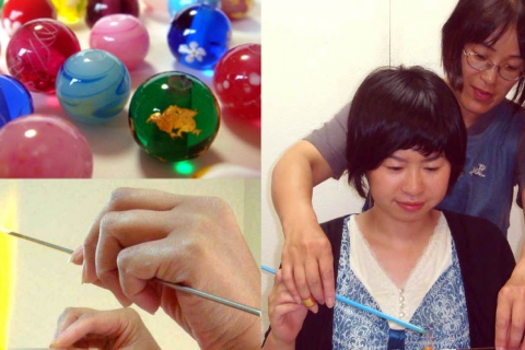 “Tonbo-dama” Glass Bead Making Experience