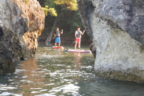 Luxury SUP Cruising Experience! Ride a Boat to a Secret SUP Location! 