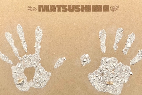 Matsushima oyster shell handprint art experience