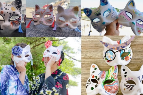 Japanese Fox &amp; Cat Face Mask Painting Experience