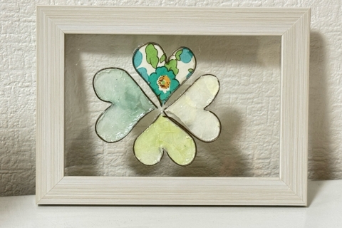 &quot;Stained Flower (a new art that uses real flowers to create a stained glass-like texture)&quot; Hand-made experience