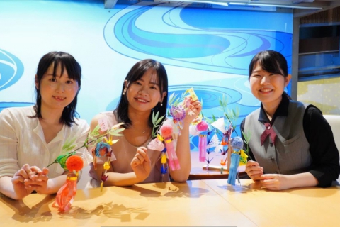 「TANABATA-SCHOOL」Making Sendai Tanabata Decorations