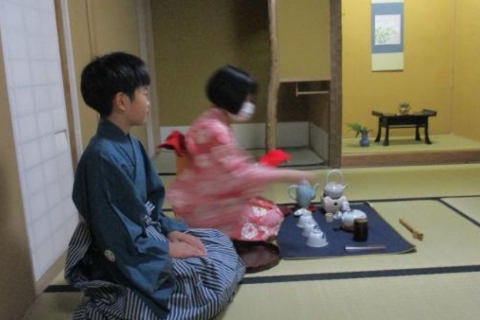 Dolls Festival Tea ceremony by Children