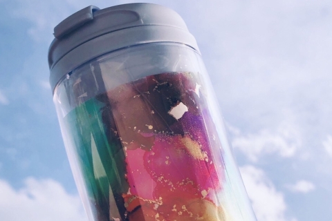 Bottle Making Experience Using Alcohol Ink