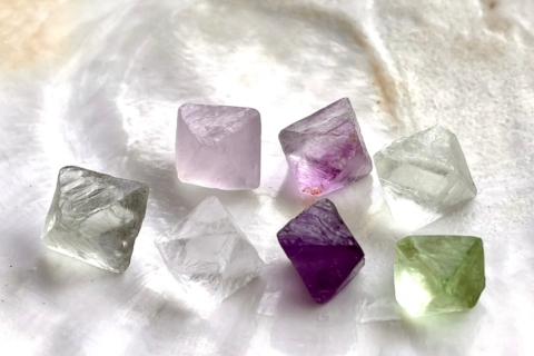 Fluorite Earrings and Piercing Making Experience in Matsushima