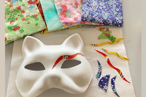 Japanese Fox &amp; Cat Face Mask Painting Experience