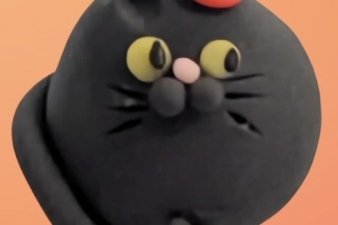 【10月】茶道具 青峰堂×玉浦屋「和菓子づくりとお抹茶教室〜ハロウィンの黒猫〜」