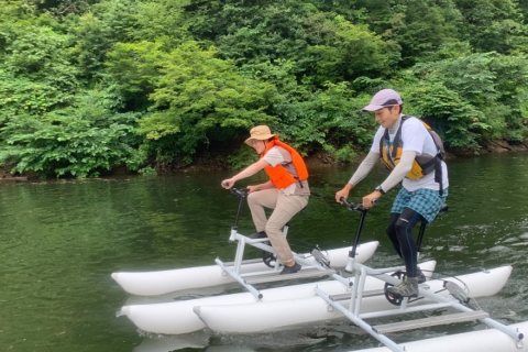 【旅コレフェス対象】水上サイクリング！長井ダム水上自転車体験プラン