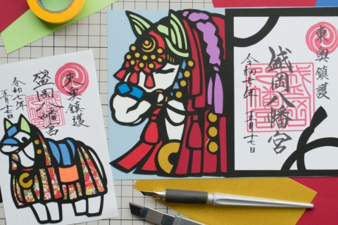 第4回 盛岡八幡宮 切り絵で作る御朱印ワークショップ